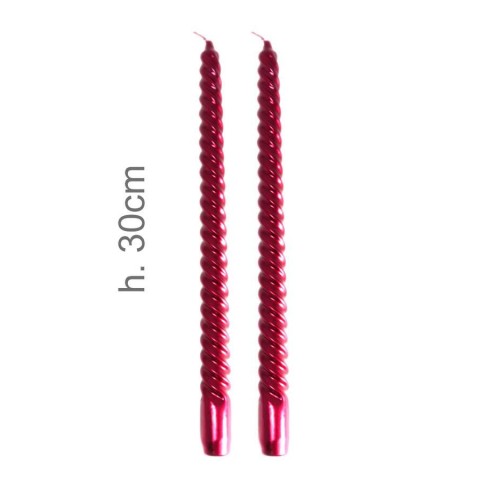 SET 2 CANDELE TORCIGLIONI ROSS